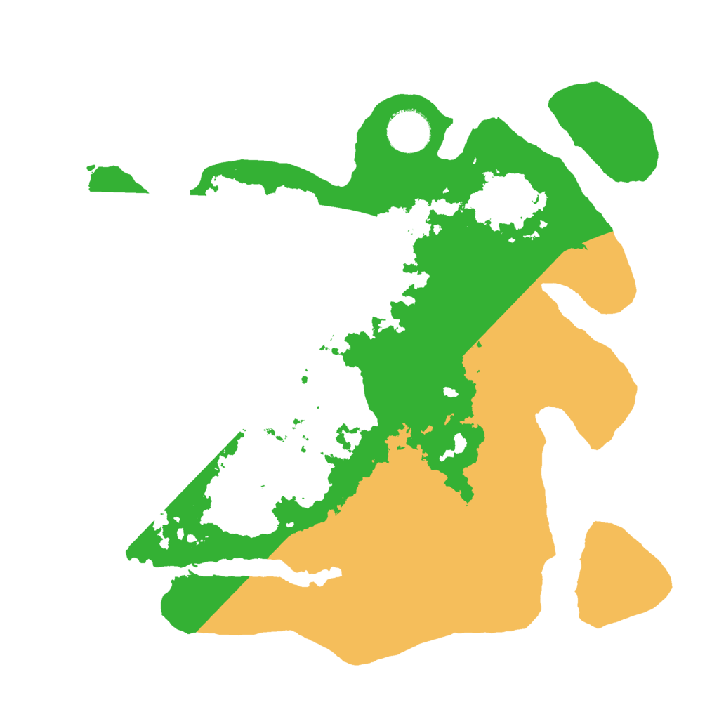 Biome Rust Map: Barren, Size: 2950, Seed: 51897519