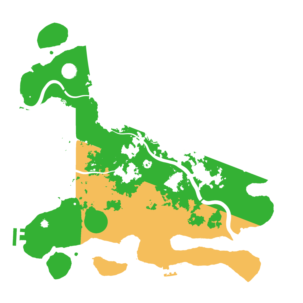 Biome Rust Map: Procedural Map, Size: 3500, Seed: 2112157372