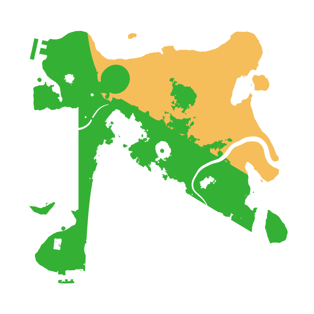 Biome Rust Map: Procedural Map, Size: 3000, Seed: 875939553