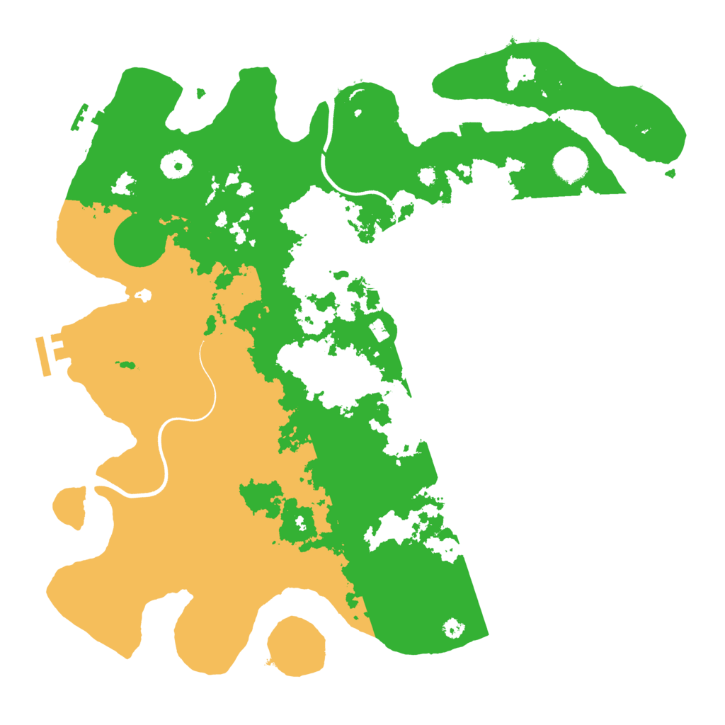 Biome Rust Map: Procedural Map, Size: 3700, Seed: 1671892207