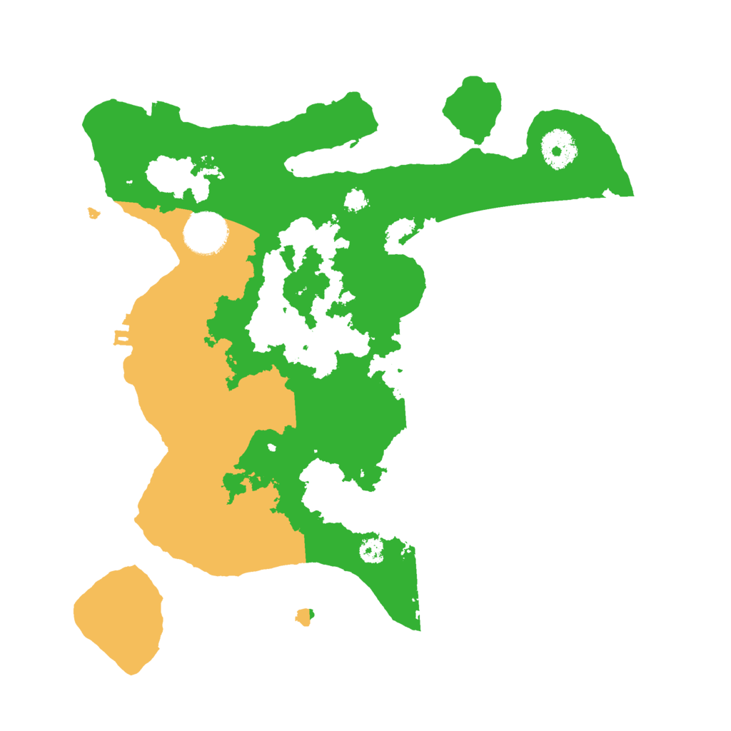 Biome Rust Map: Procedural Map, Size: 3000, Seed: 586287235