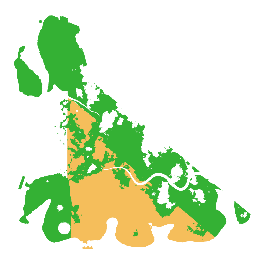 Biome Rust Map: Procedural Map, Size: 3950, Seed: 21557758