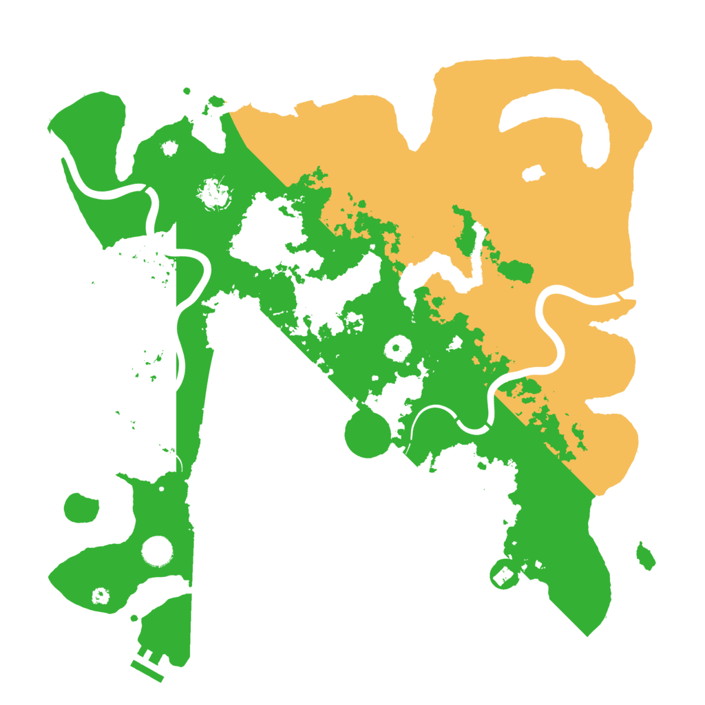 Biome Rust Map: Procedural Map, Size: 4050, Seed: 1984127121