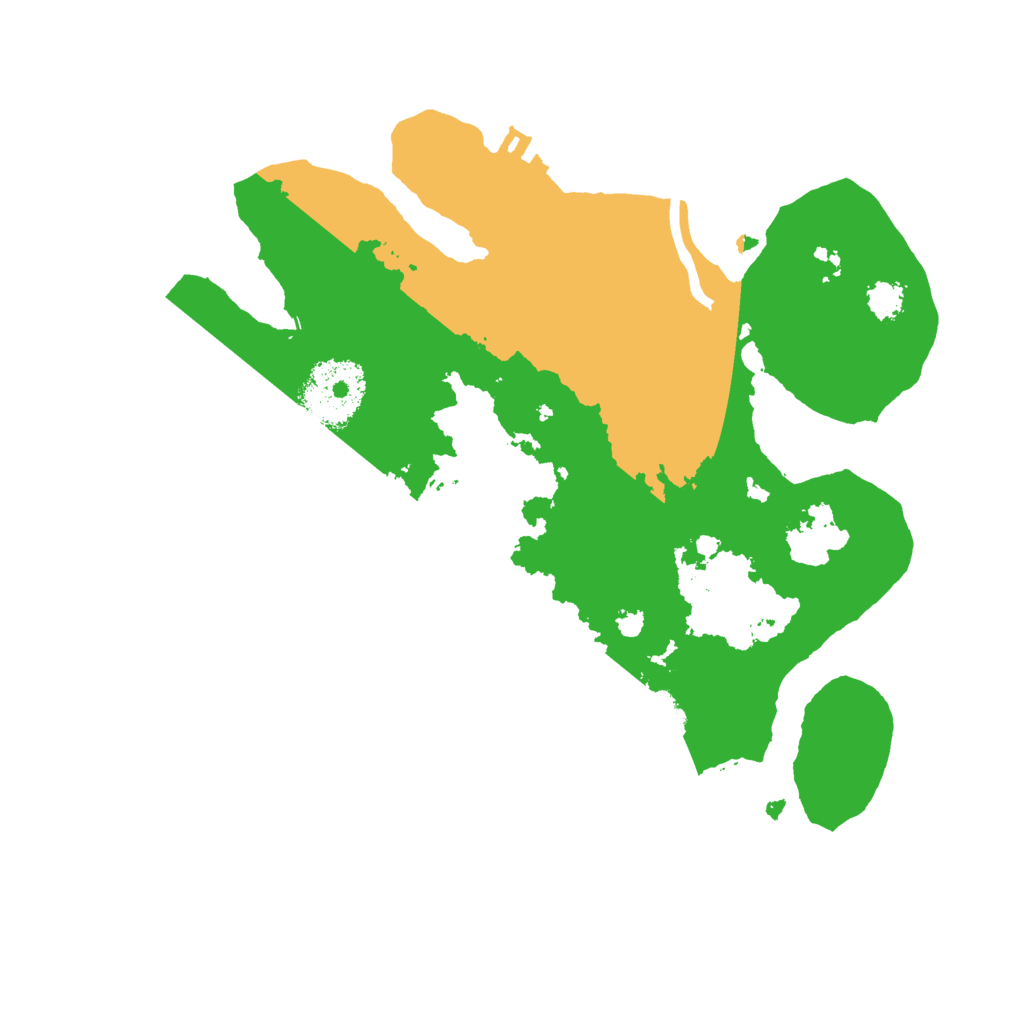 Biome Rust Map: Procedural Map, Size: 2500, Seed: 1000810