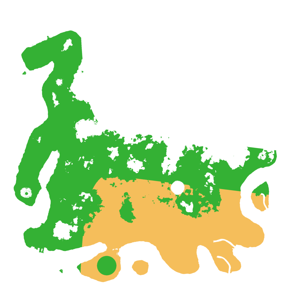 Biome Rust Map: Procedural Map, Size: 4096, Seed: 3725