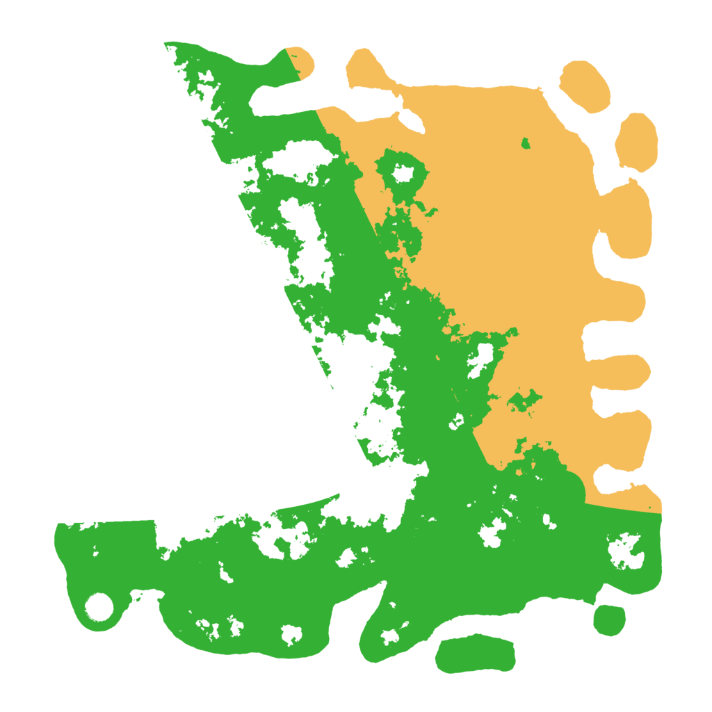 Biome Rust Map: Barren, Size: 4500, Seed: 123456