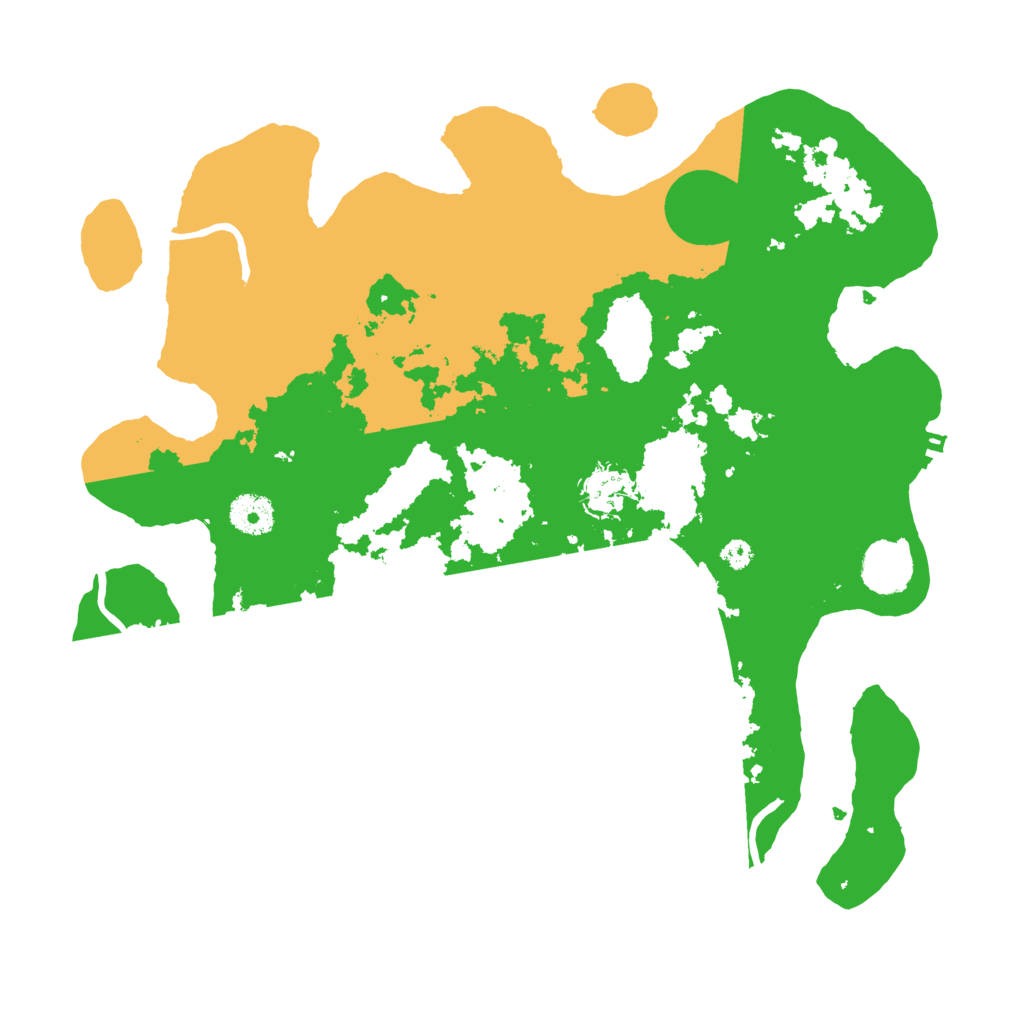 Biome Rust Map: Procedural Map, Size: 3600, Seed: 825040272