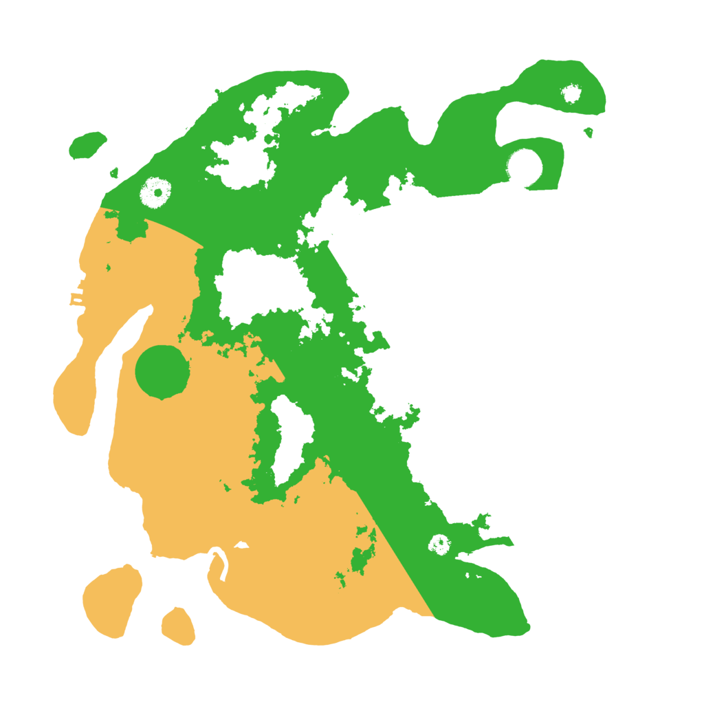 Biome Rust Map: Procedural Map, Size: 3500, Seed: 2018105410