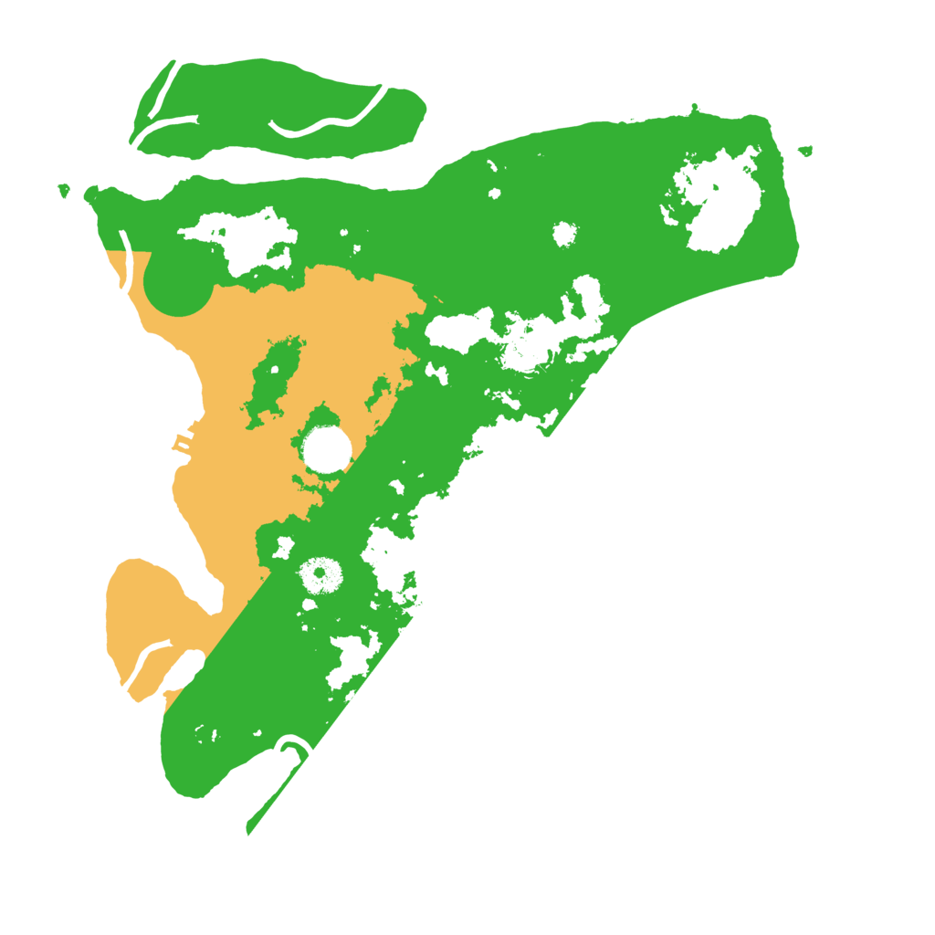 Biome Rust Map: Procedural Map, Size: 3500, Seed: 527714598