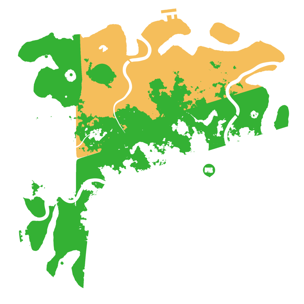 Biome Rust Map: Procedural Map, Size: 4000, Seed: 548766471