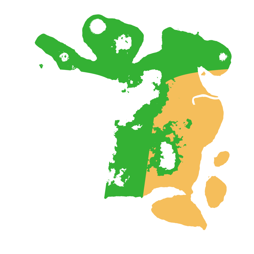 Biome Rust Map: Procedural Map, Size: 3000, Seed: 121405