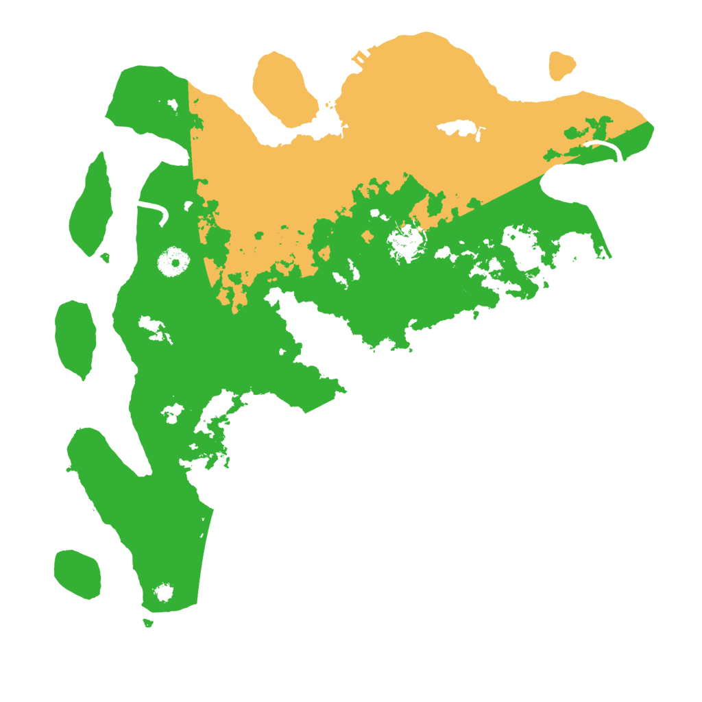 Biome Rust Map: Procedural Map, Size: 3550, Seed: 84534646