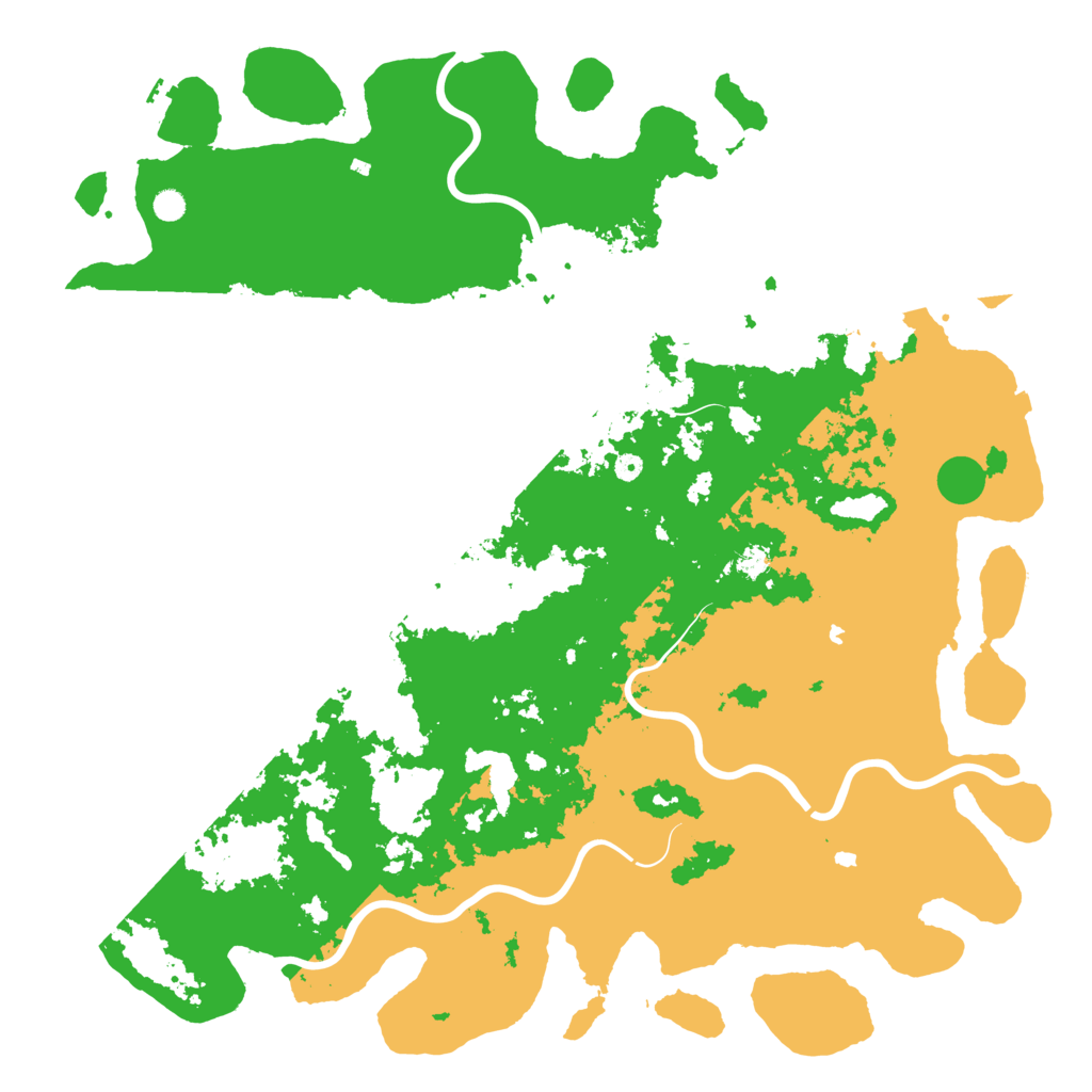 Biome Rust Map: Procedural Map, Size: 6000, Seed: 85198