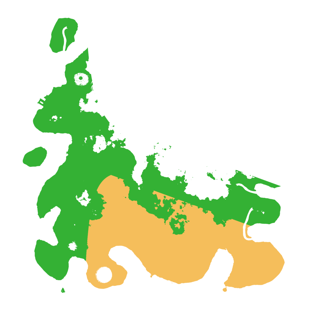 Biome Rust Map: Procedural Map, Size: 3500, Seed: 33762807