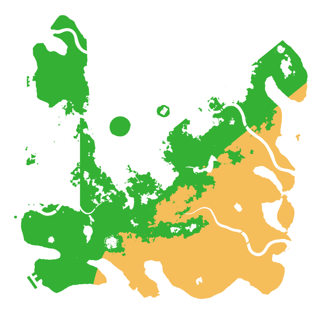 Biome Rust Map: Procedural Map, Size: 4500, Seed: 291831860