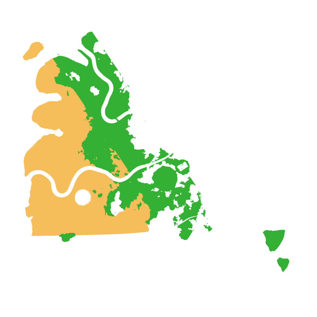 Biome Rust Map: Procedural Map, Size: 3500, Seed: 10082649