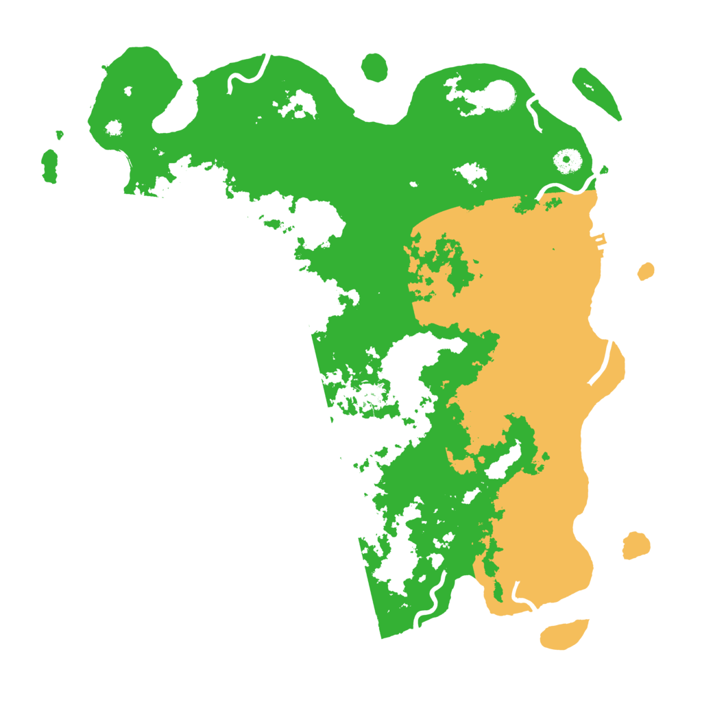 Biome Rust Map: Procedural Map, Size: 4000, Seed: 4381244