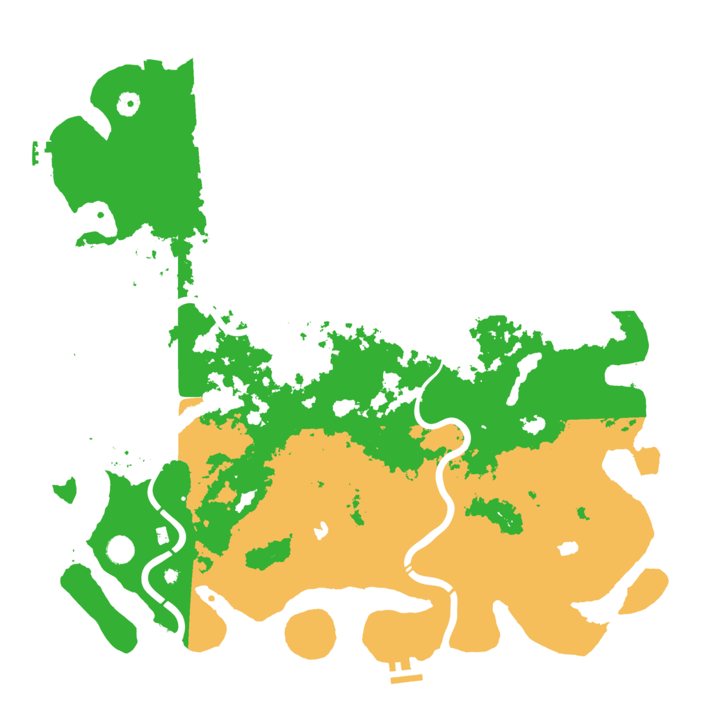 Biome Rust Map: Procedural Map, Size: 4500, Seed: 28323243