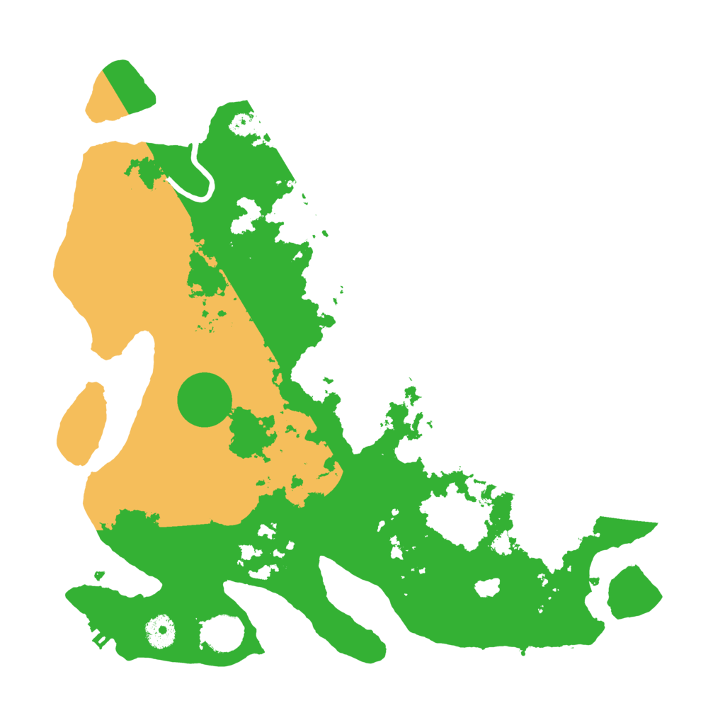 Biome Rust Map: Procedural Map, Size: 3500, Seed: 218956473