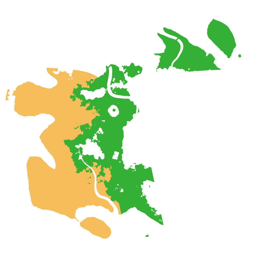 Biome Rust Map: Procedural Map, Size: 3500, Seed: 1386494626