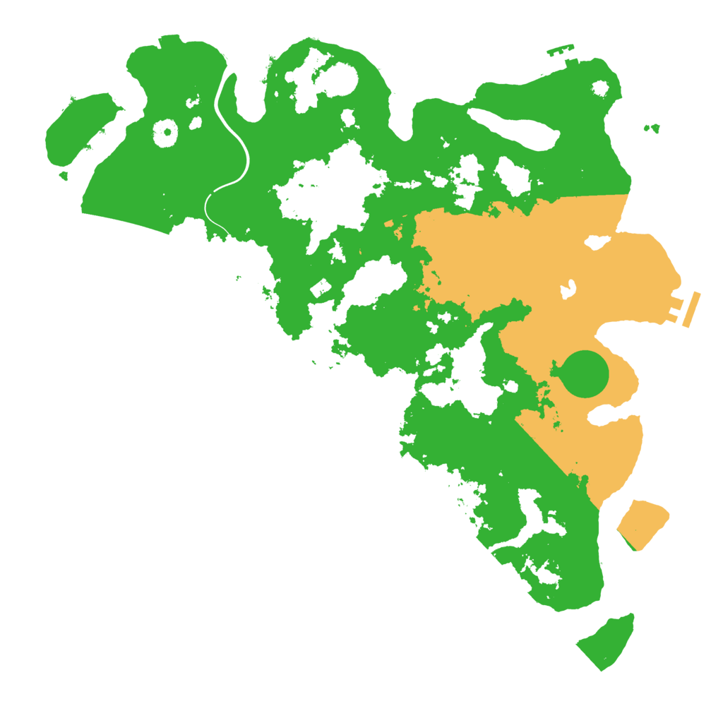 Biome Rust Map: Procedural Map, Size: 4000, Seed: 710429595