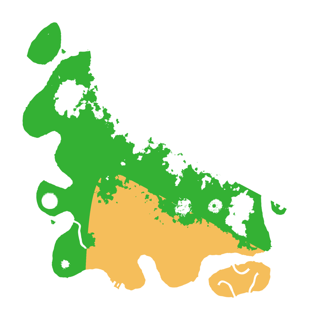 Biome Rust Map: Procedural Map, Size: 3500, Seed: 2035813374