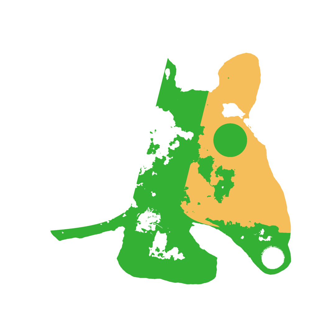 Biome Rust Map: Barren, Size: 2500, Seed: 1198834