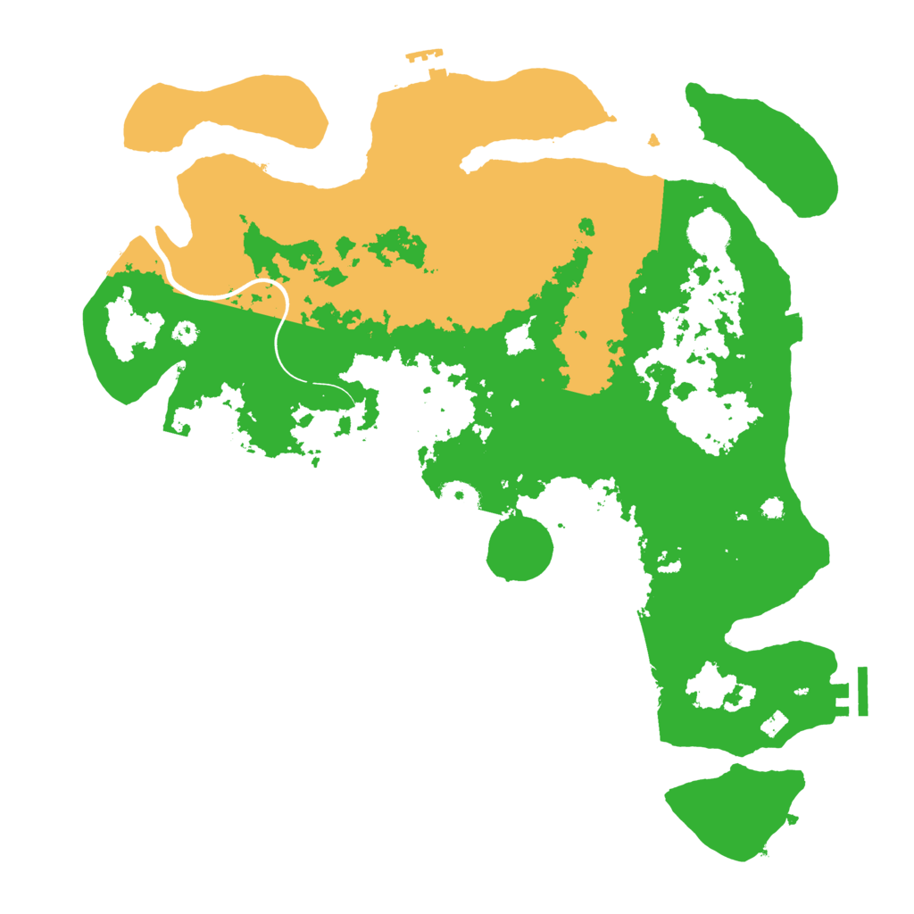 Biome Rust Map: Procedural Map, Size: 3750, Seed: 2915058