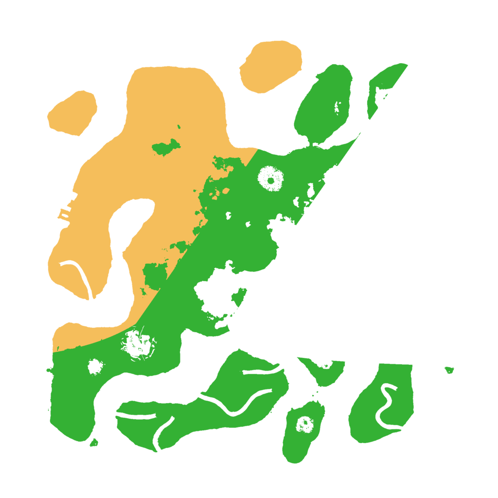 Biome Rust Map: Procedural Map, Size: 3000, Seed: 535407163