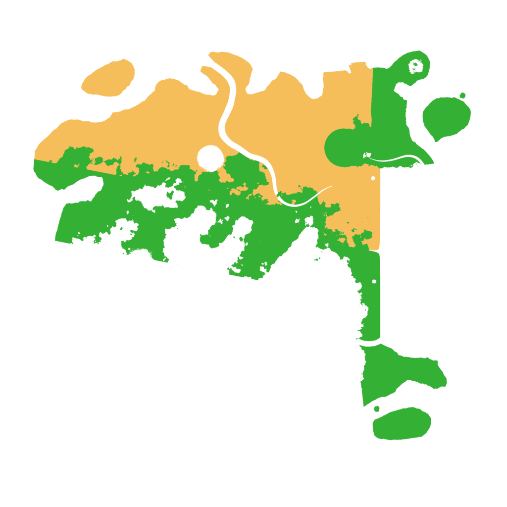 Biome Rust Map: Procedural Map, Size: 3500, Seed: 1544952319
