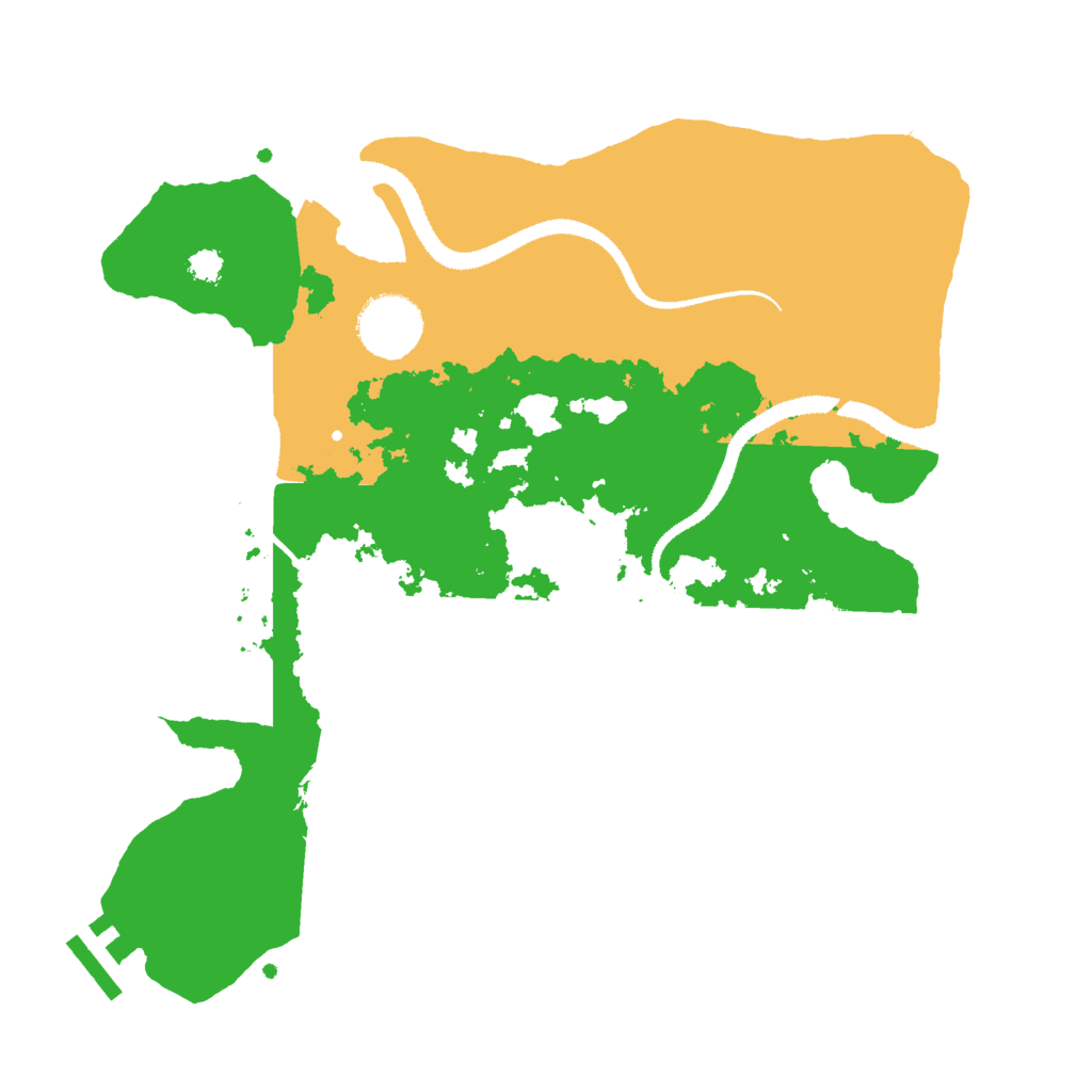 Biome Rust Map: Procedural Map, Size: 3000, Seed: 1118527257