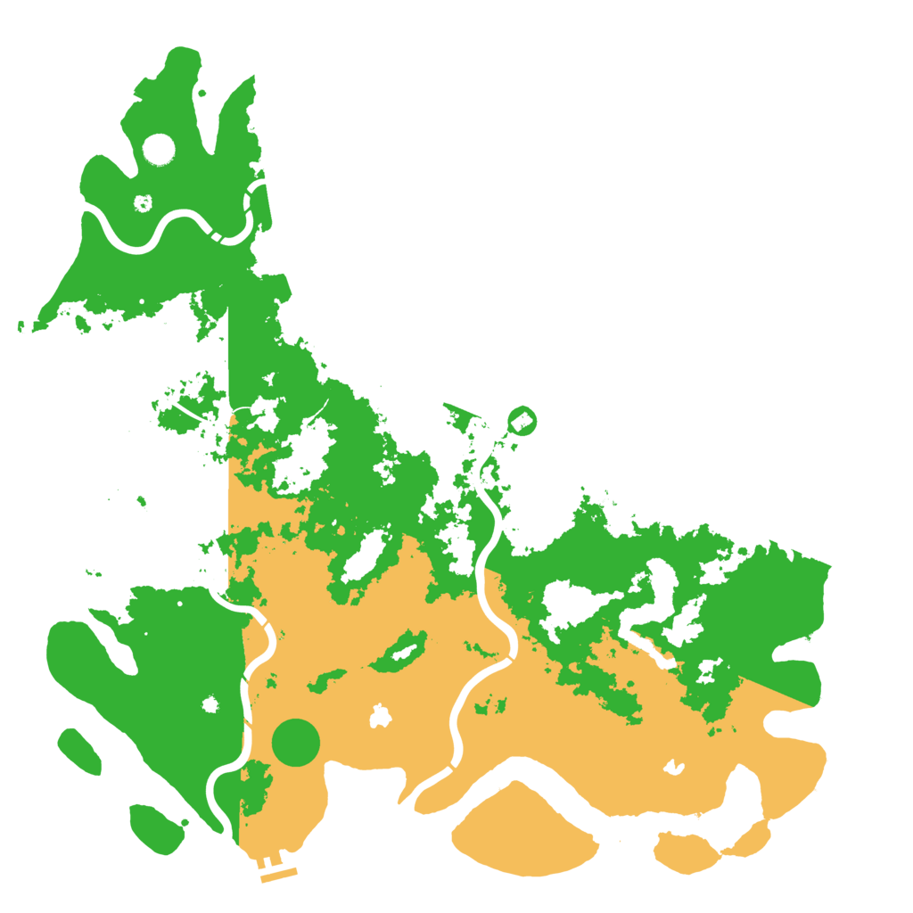 Biome Rust Map: Procedural Map, Size: 5000, Seed: 105500