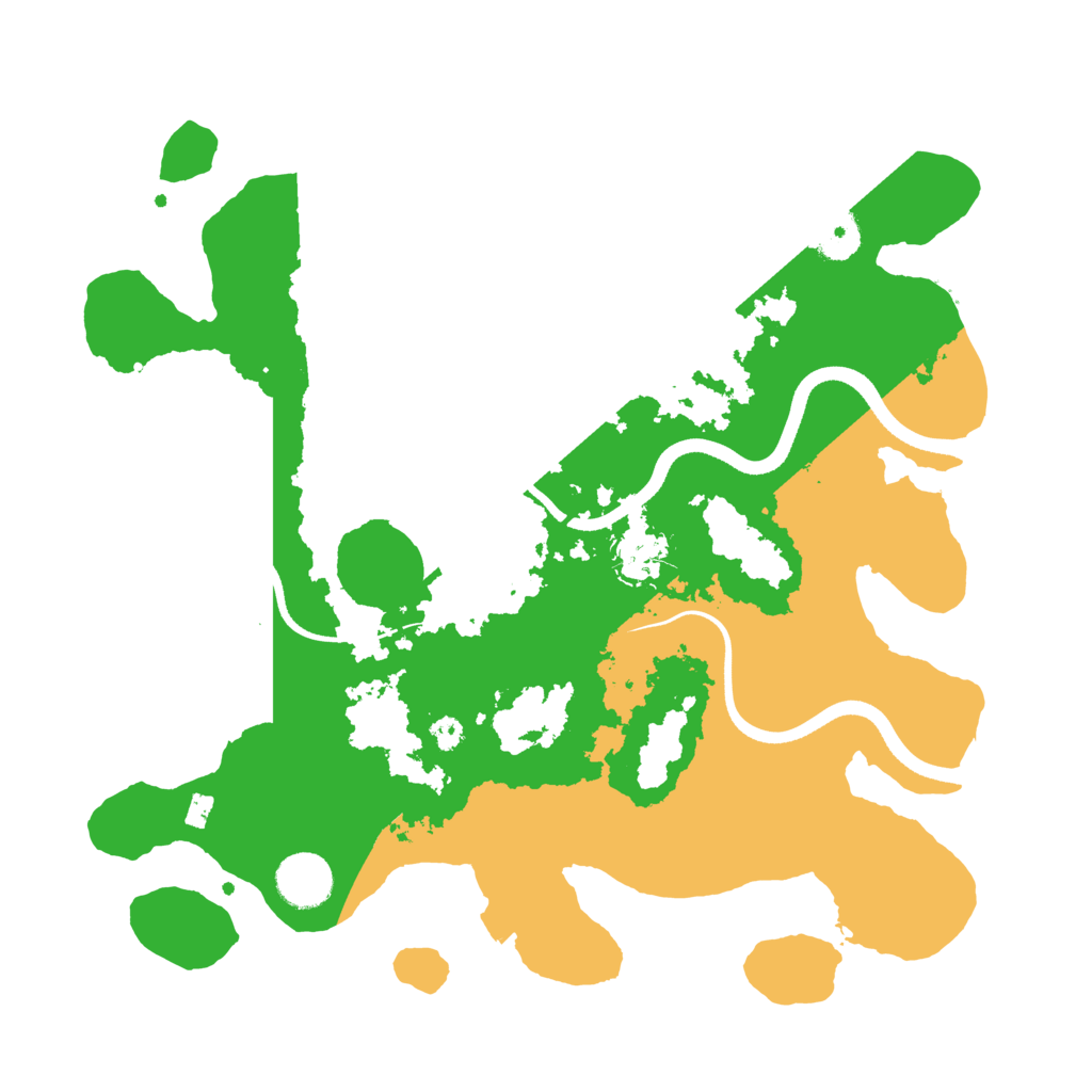 Biome Rust Map: Procedural Map, Size: 3500, Seed: 2145650