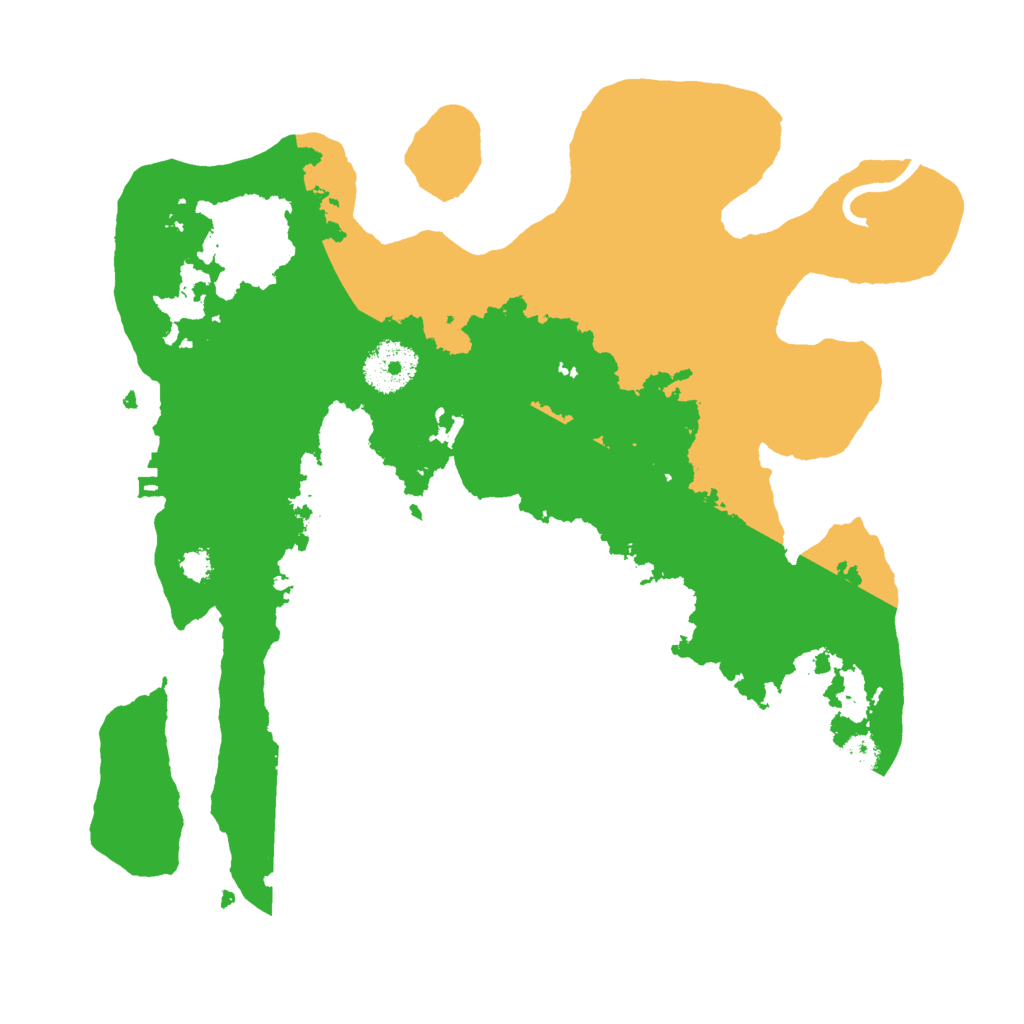 Biome Rust Map: Procedural Map, Size: 3000, Seed: 45633