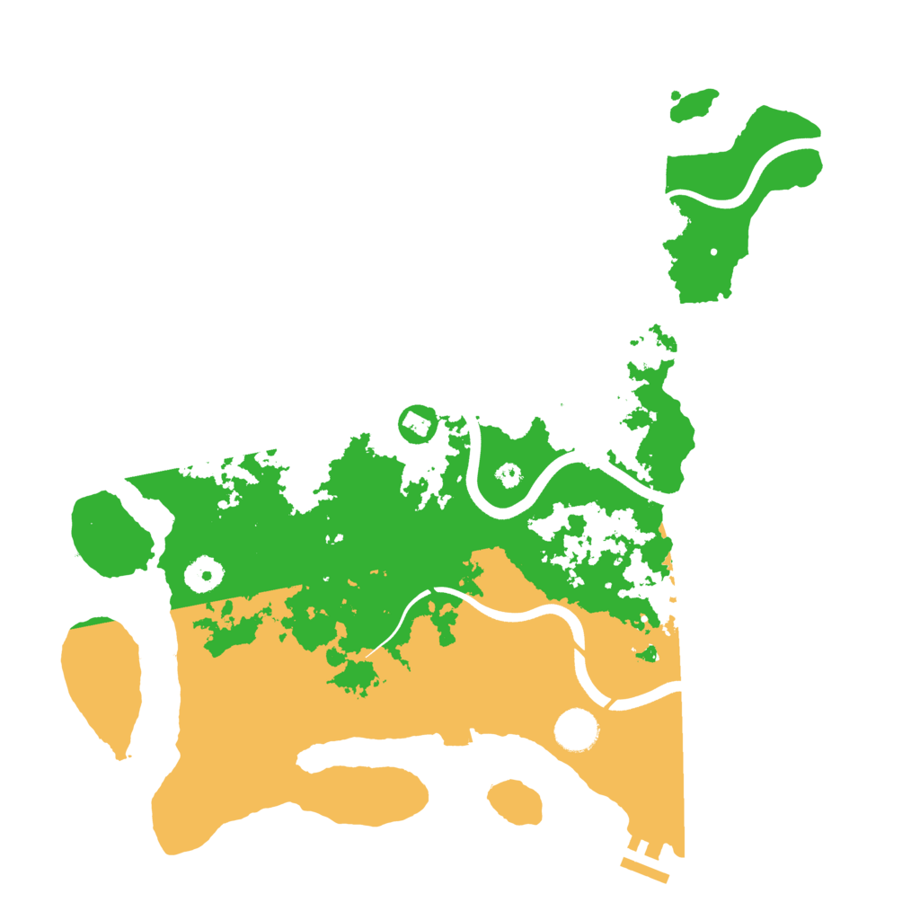 Biome Rust Map: Procedural Map, Size: 3750, Seed: 69421