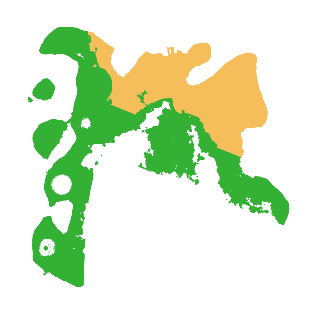 Biome Rust Map: Procedural Map, Size: 2800, Seed: 67243