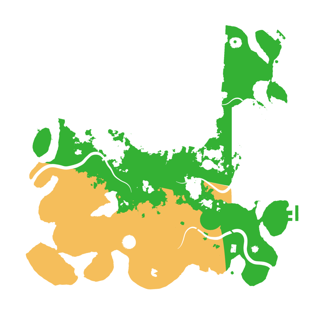 Biome Rust Map: Procedural Map, Size: 4000, Seed: 582369