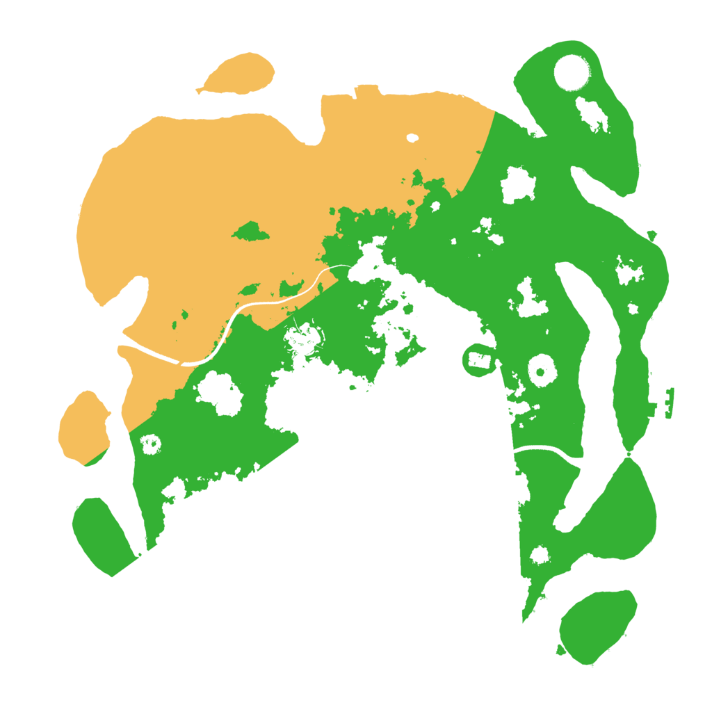 Biome Rust Map: Procedural Map, Size: 3500, Seed: 1598690634