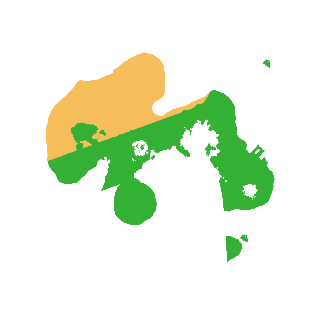 Biome Rust Map: Procedural Map, Size: 2000, Seed: 71393