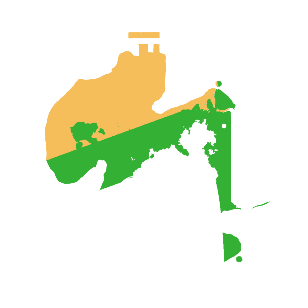Biome Rust Map: Procedural Map, Size: 2000, Seed: 71393