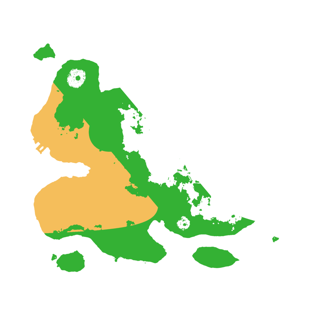 Biome Rust Map: Procedural Map, Size: 2600, Seed: 1234567890