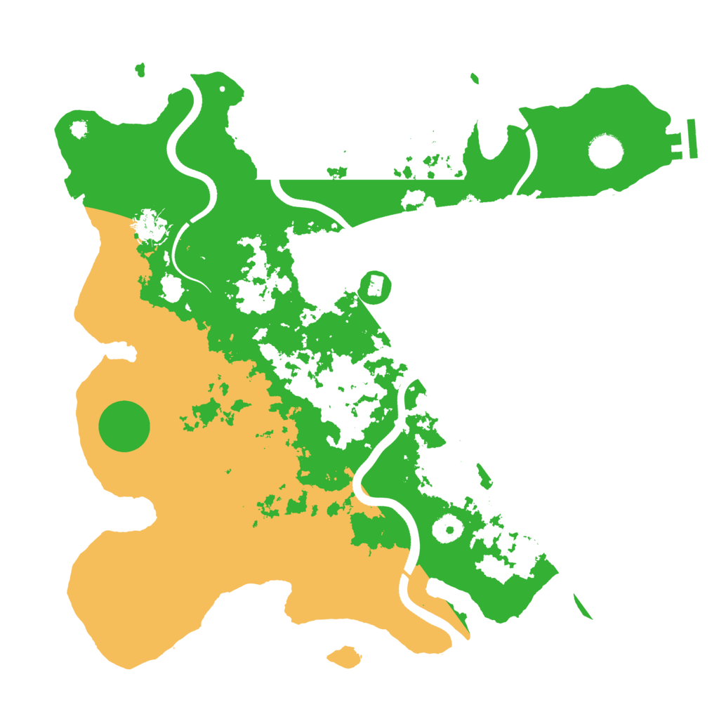 Biome Rust Map: Procedural Map, Size: 3700, Seed: 1754138076