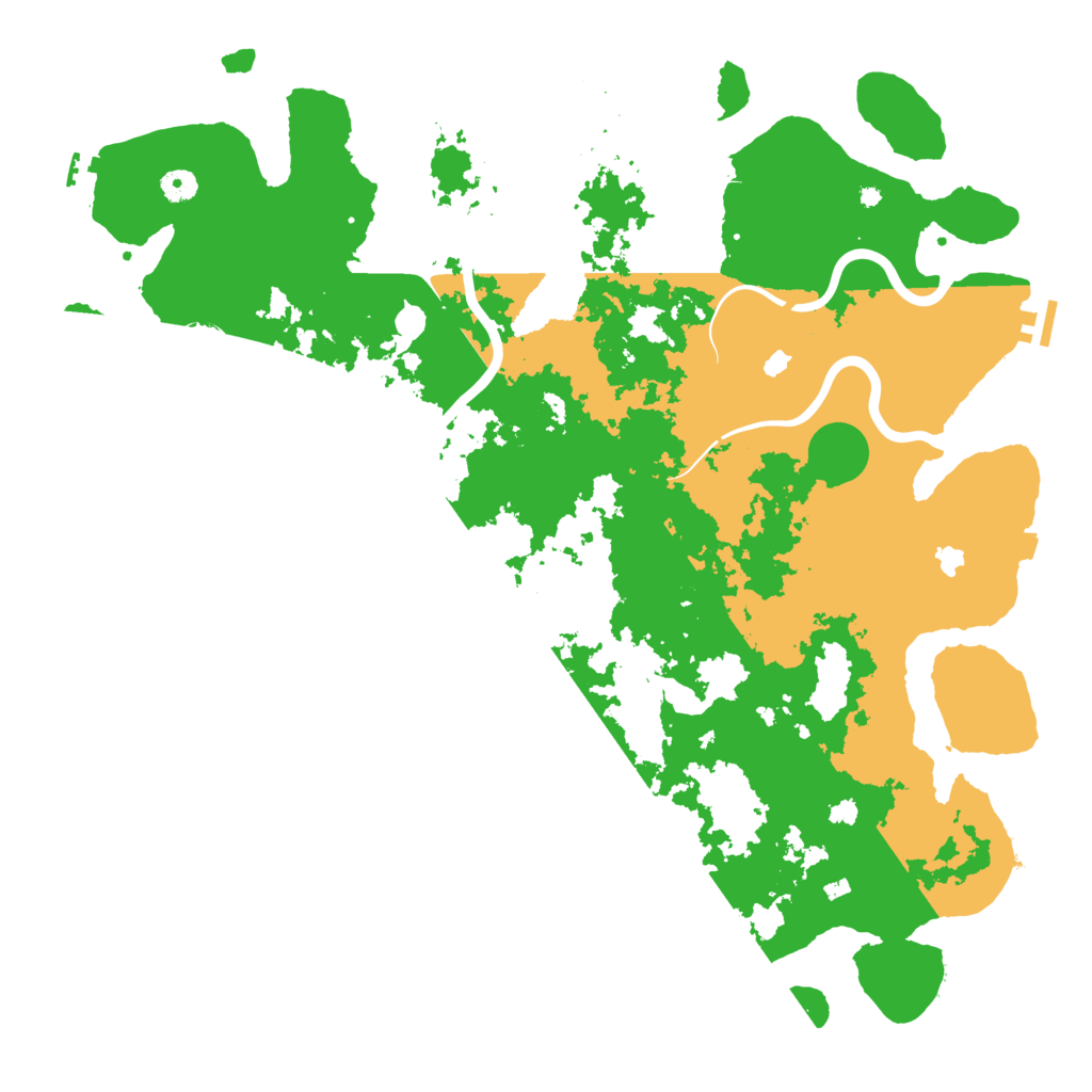 Biome Rust Map: Procedural Map, Size: 4750, Seed: 37086958