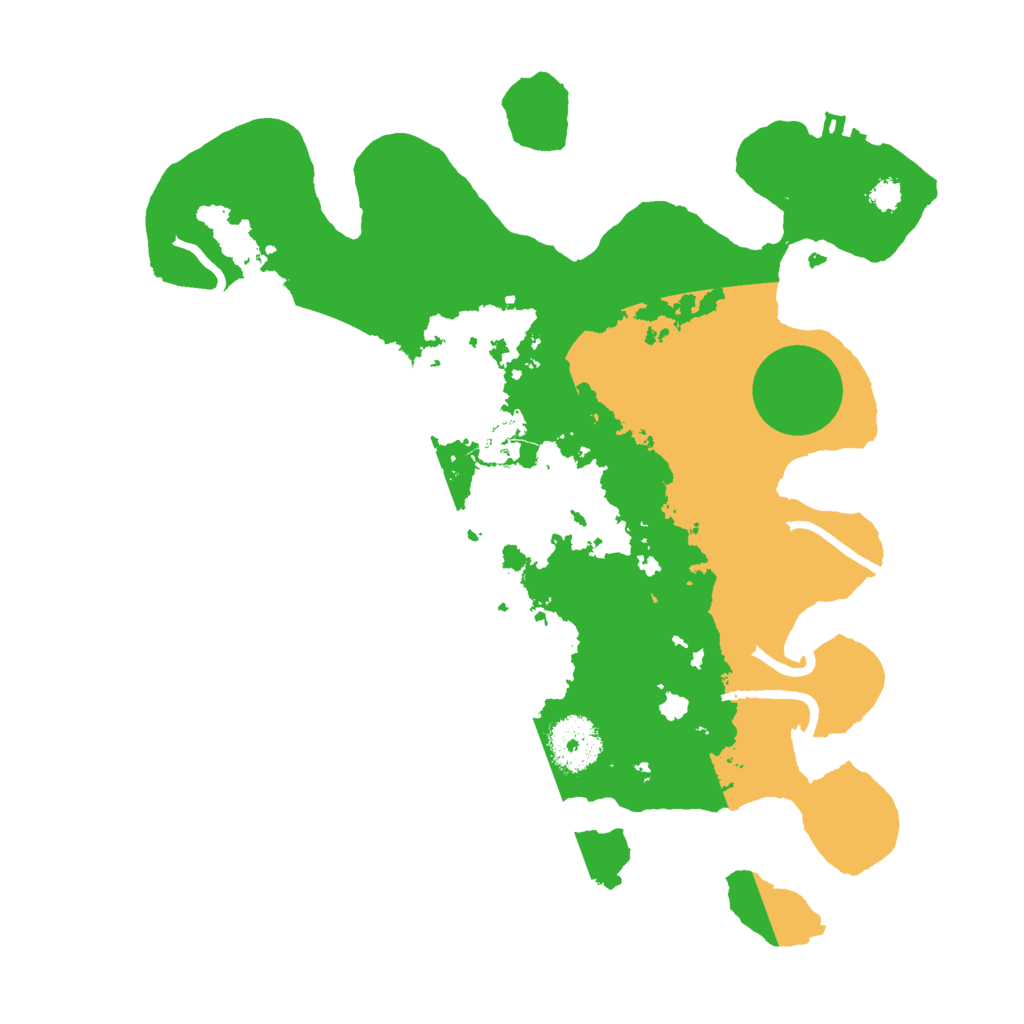 Biome Rust Map: Procedural Map, Size: 3000, Seed: 993186401