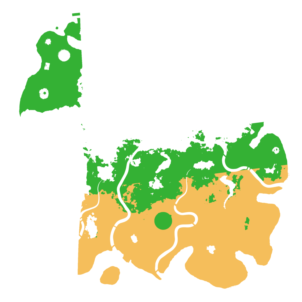 Biome Rust Map: Procedural Map, Size: 4500, Seed: 63299640