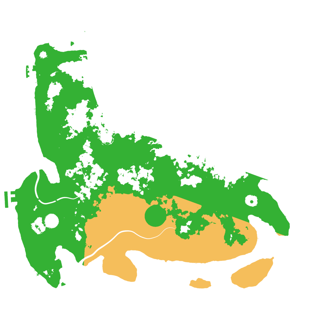 Biome Rust Map: Procedural Map, Size: 3850, Seed: 514501614