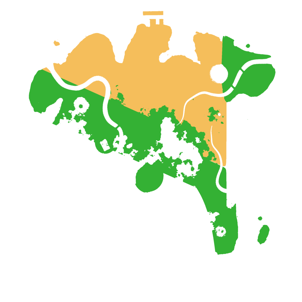 Biome Rust Map: Procedural Map, Size: 3000, Seed: 5341010