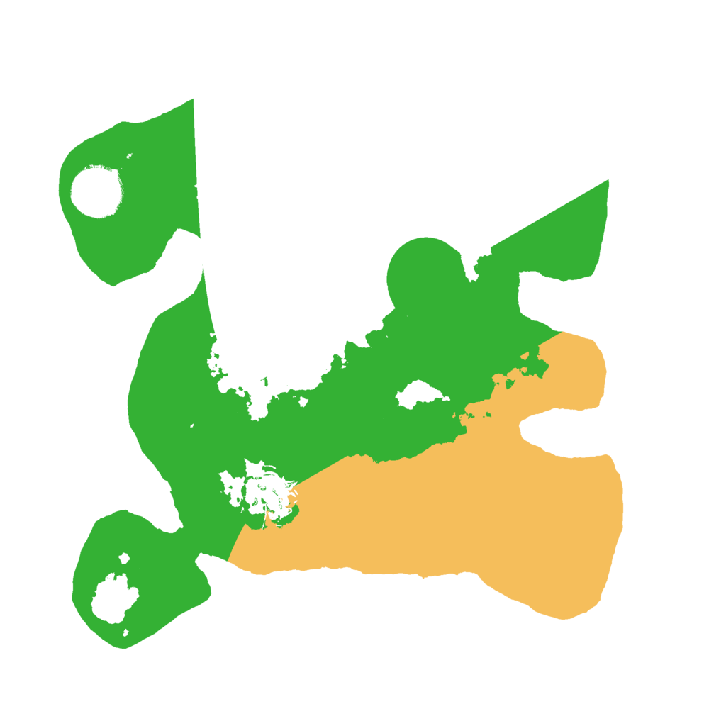 Biome Rust Map: Barren, Size: 2500, Seed: 123476