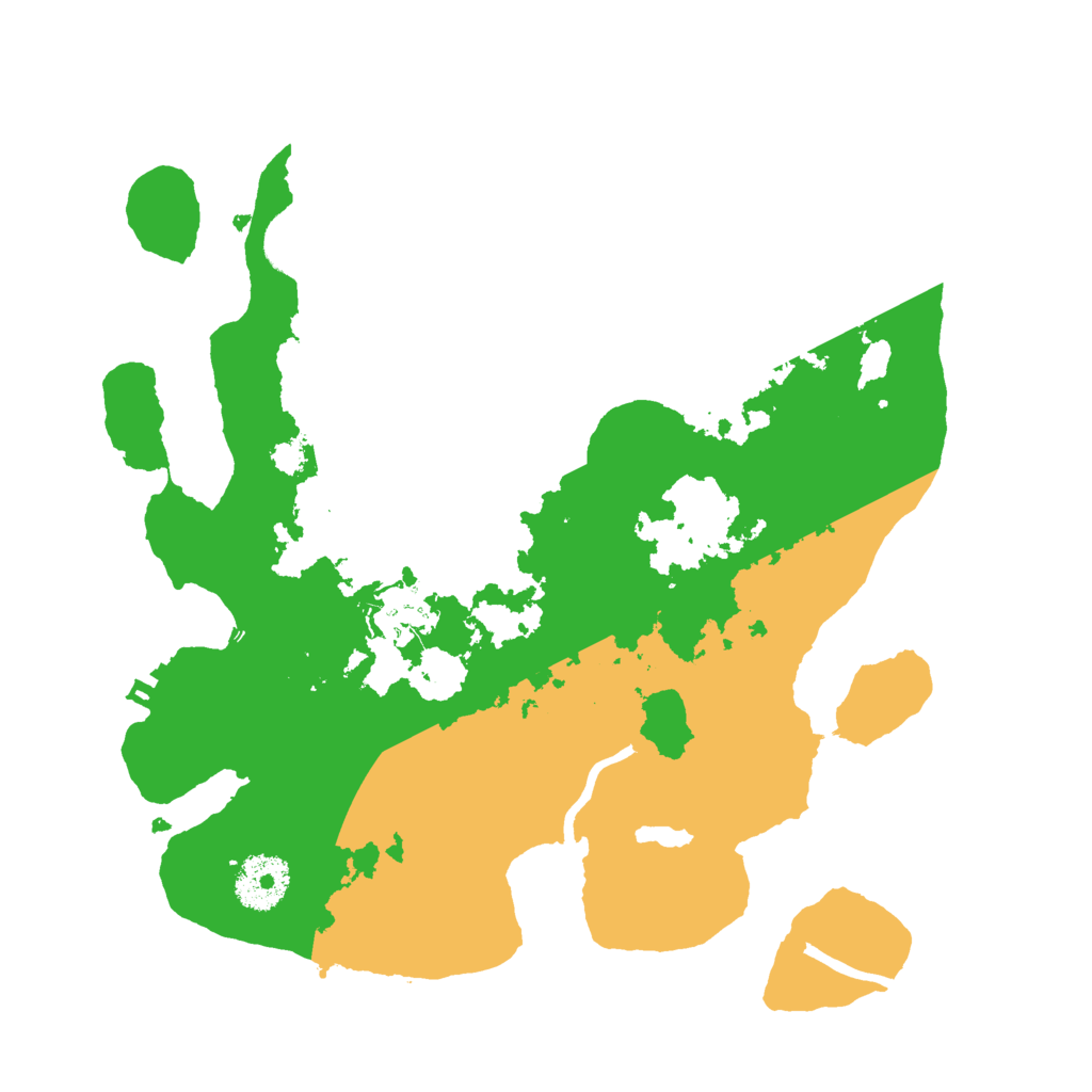 Biome Rust Map: Procedural Map, Size: 3000, Seed: 211642145