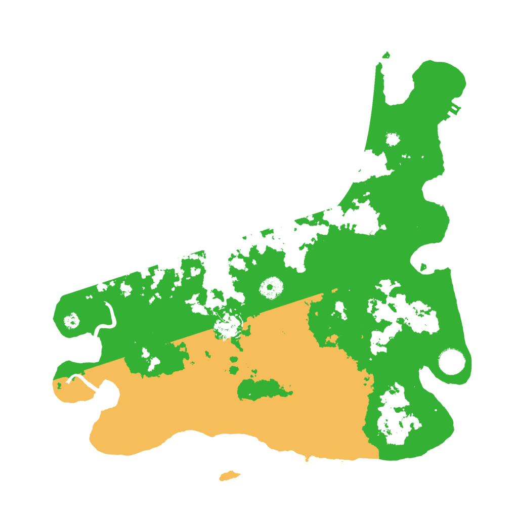 Biome Rust Map: Procedural Map, Size: 3500, Seed: 504571